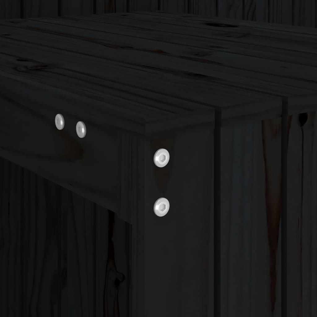 Balcony Furniture Set 2-Seater Solid Pine Wood