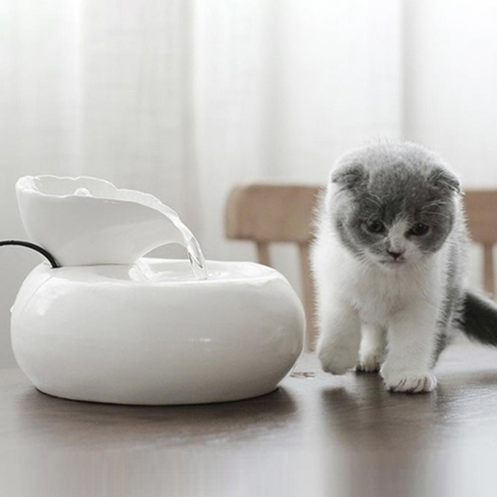 Jane Yu Home Cat Drinker Pet Drinking Fountain Automatic Circulating Water Device