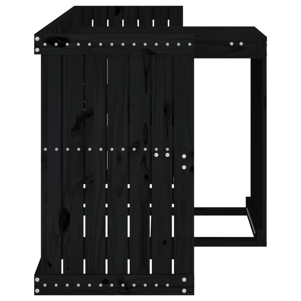 Balcony Furniture Set 2-Seater Solid Pine Wood